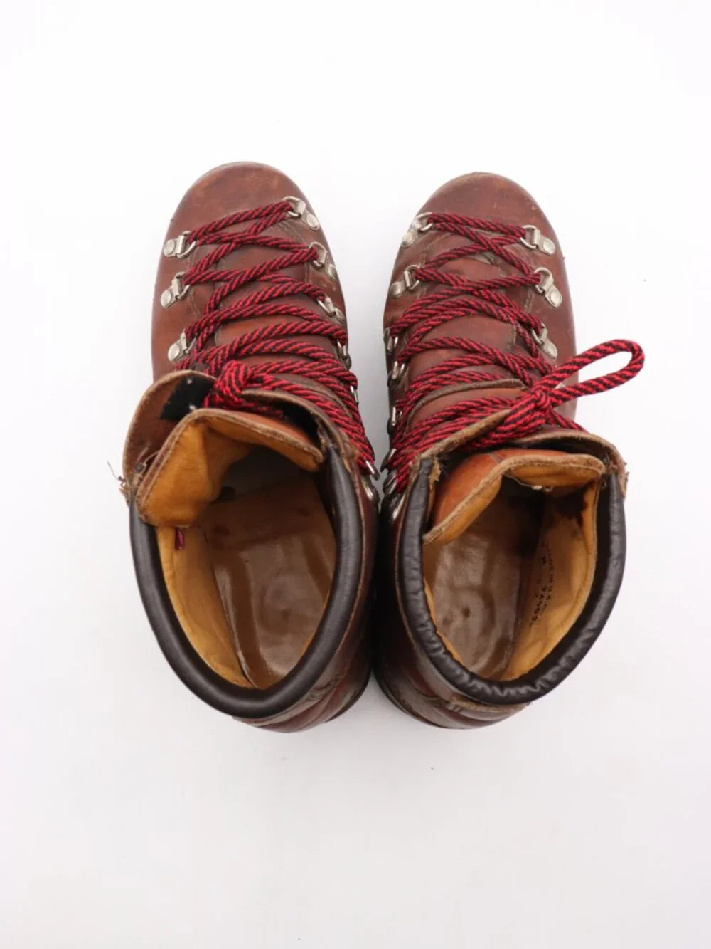 Vintage Dexter Mountaineer Men's Size 9 M Hiking Boots Brown Leather Vibram